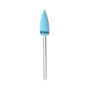 Silikon Polierbit blau | Spitz Ø10,5mm | #800 Grit | Glanzpolierer